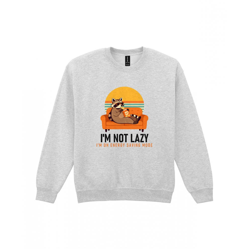 Energy Saving Mode Funny T-Shirt & Sweatshirt Sweatshirt in Sport Grey