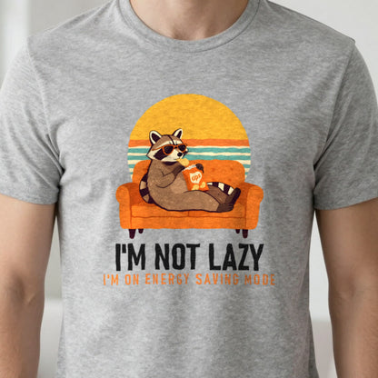 Energy Saving Mode Funny T-Shirt & Sweatshirt in another colour