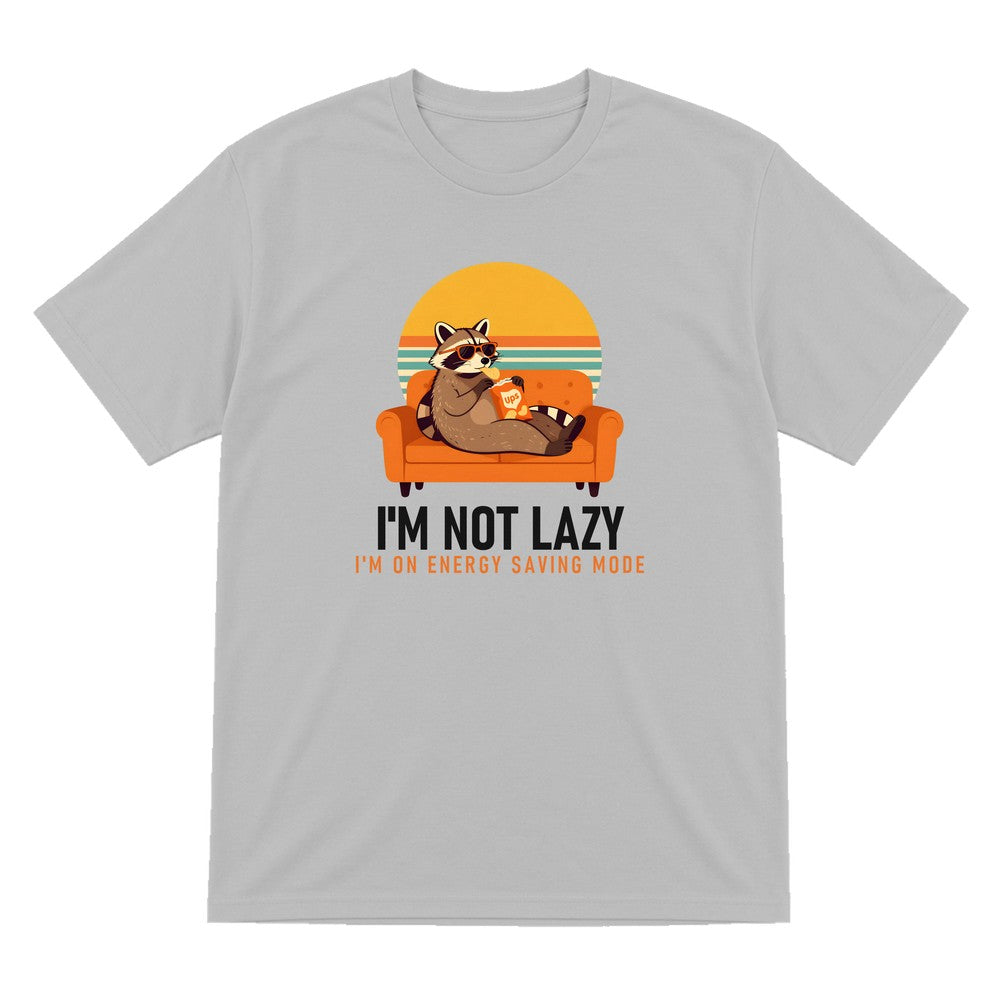 Energy Saving Mode Funny T-Shirt & Sweatshirt T-Shirt in Sport Grey