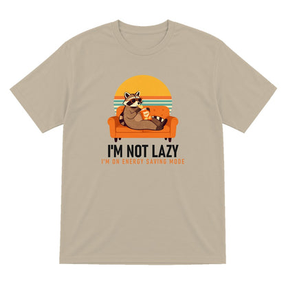 Energy Saving Mode Funny T-Shirt & Sweatshirt T-Shirt in Sand