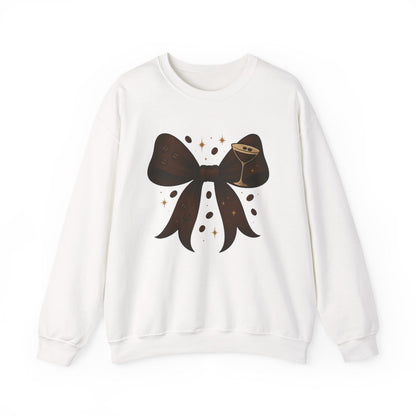 Espresso Martini Bow Sweatshirt - funny sweatshirt by Cheeky Business