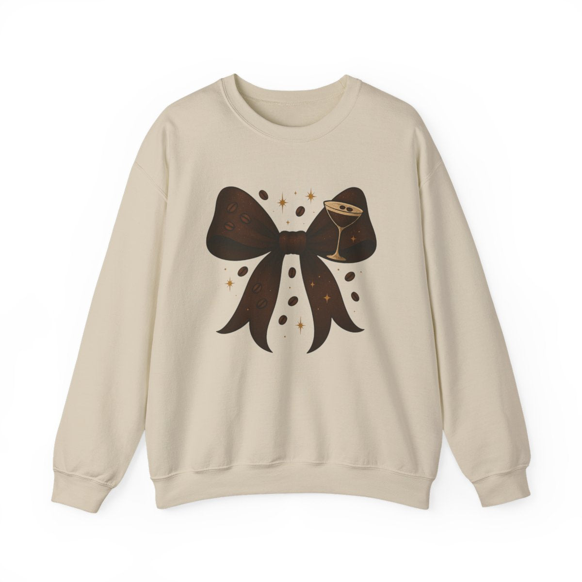 Espresso Martini Bow Sweatshirt - funny sweatshirt by Cheeky Business