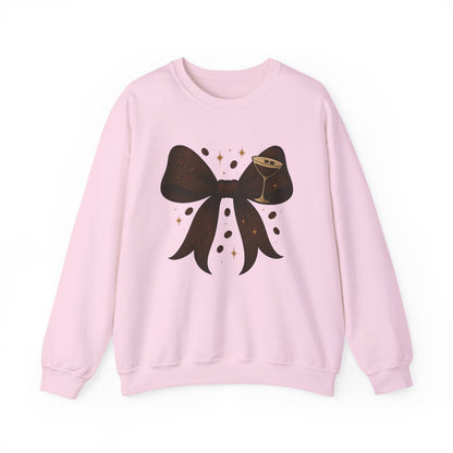 Espresso Martini Bow Sweatshirt - funny sweatshirt by Cheeky Business