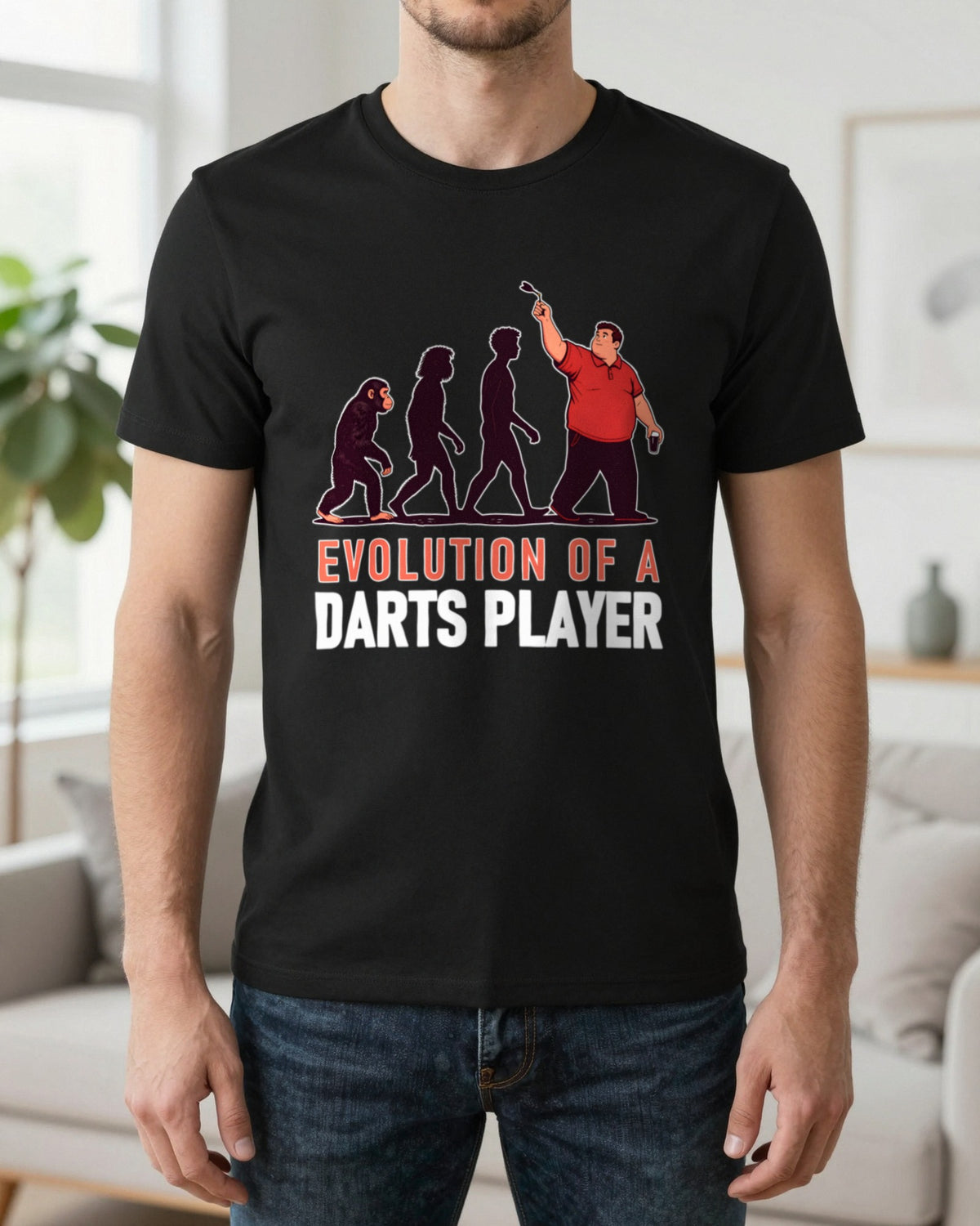 Evolution Of A Darts Player Funny Darts T-Shirt & Sweatshirt worn