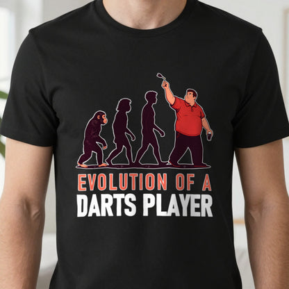 Evolution Of A Darts Player Funny Darts T-Shirt & Sweatshirt close-up