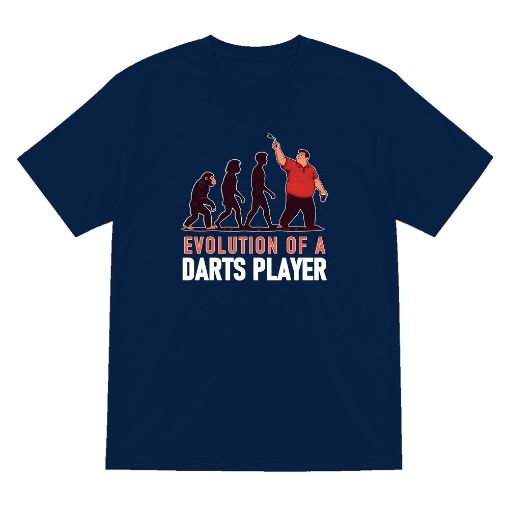 Evolution Of A Darts Player Funny Darts T-Shirt & Sweatshirt T-Shirt in Navy