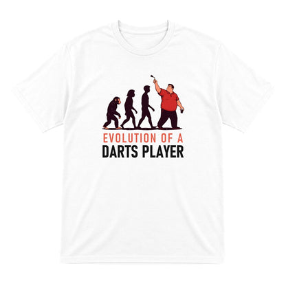 Evolution Of A Darts Player Funny Darts T-Shirt & Sweatshirt T-Shirt in White