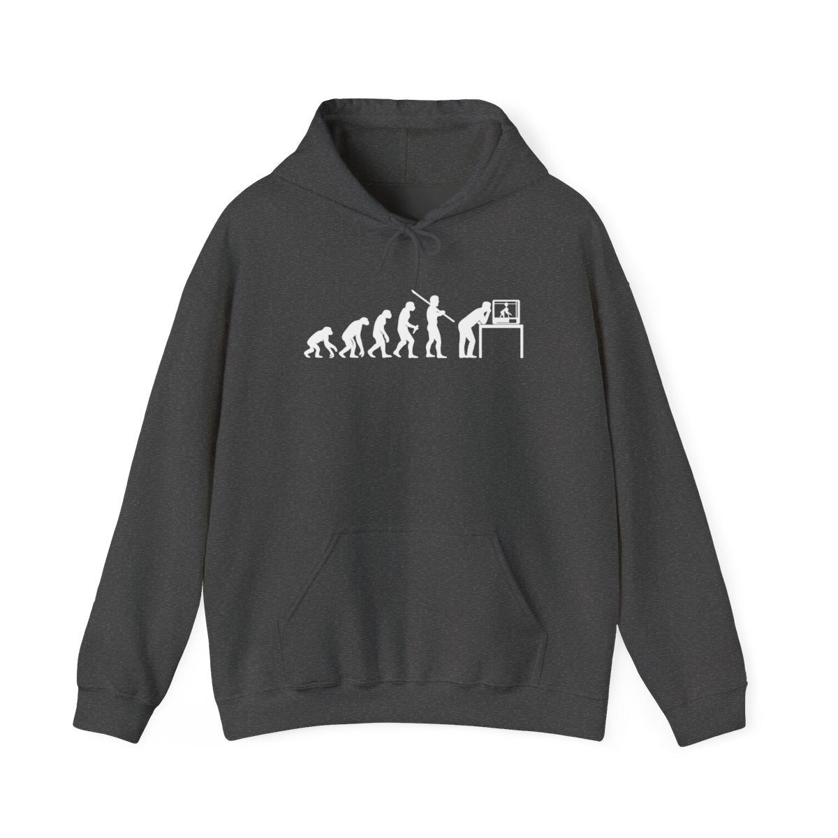 Evolution of Man to 3D Printer Hoodie - funny hoodie by Cheeky Business