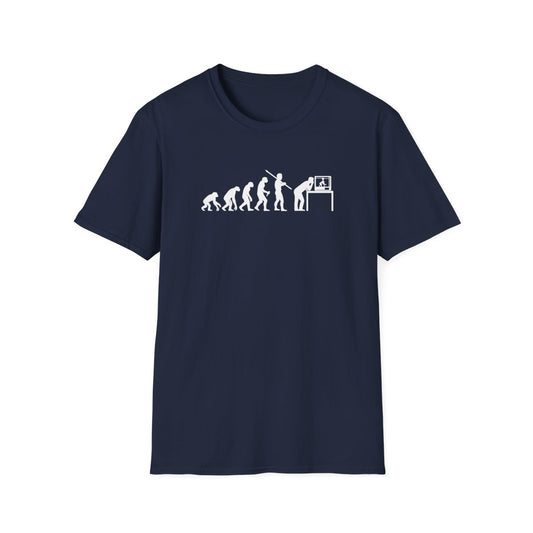 Evolution of Man to 3D Printer T-Shirt - funny t-shirt by Cheeky Business