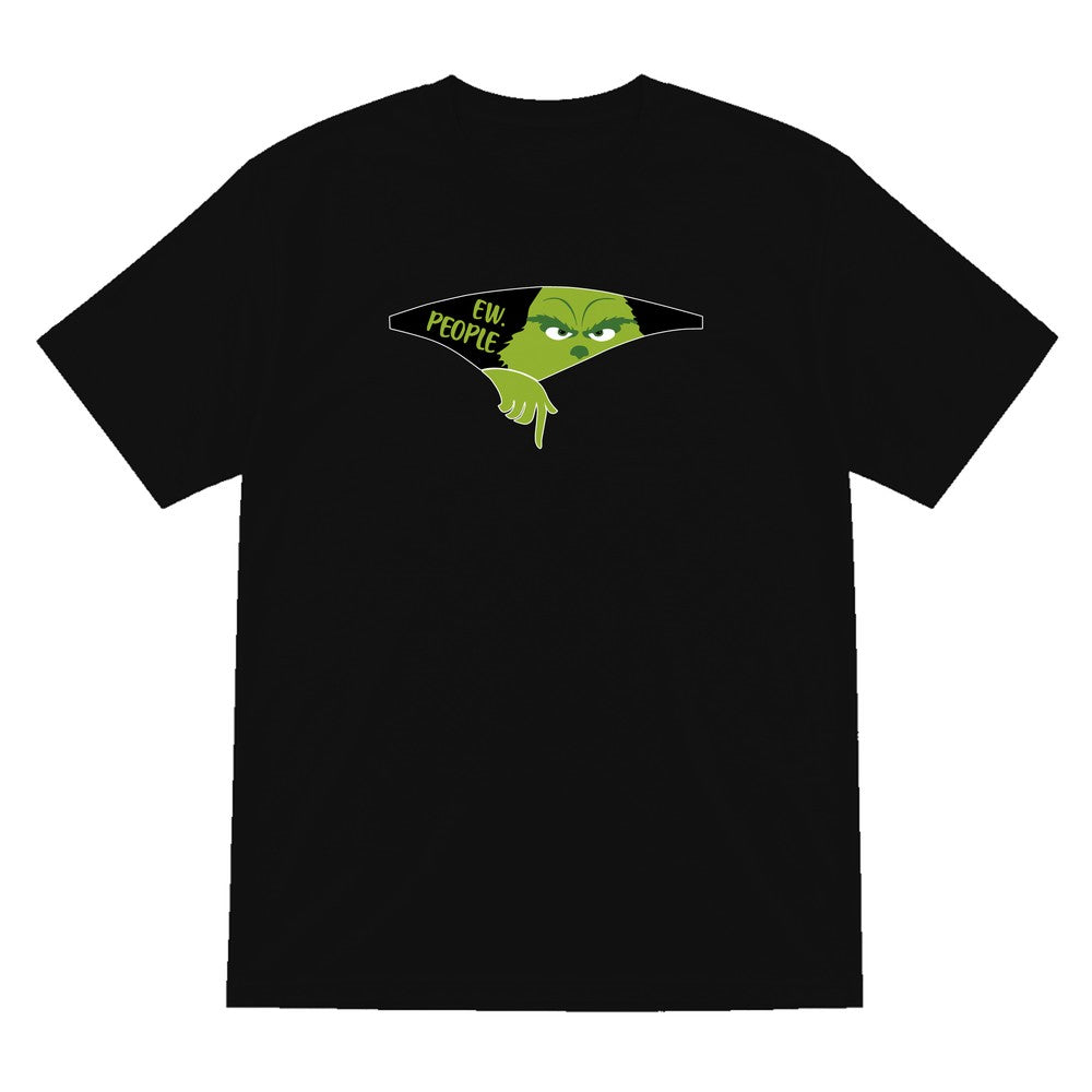 Ew People Grumpy Christmas T-Shirt & Sweatshirt T-Shirt in Black