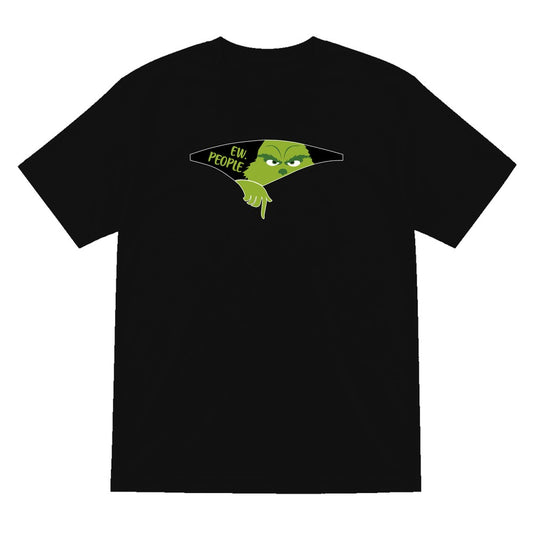 Ew People Grumpy Christmas T-Shirt & Sweatshirt T-Shirt in Black