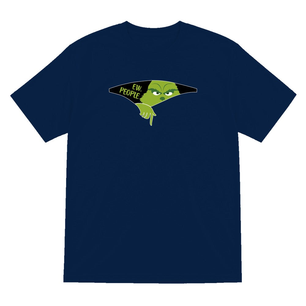 Ew People Grumpy Christmas T-Shirt & Sweatshirt T-Shirt in Navy