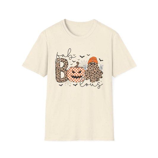 Fab Boo Lous Halloween Ghost T-Shirt - funny t-shirt by Cheeky Business