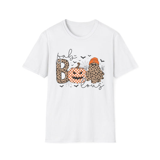Fab Boo Lous Halloween Ghost T-Shirt - funny t-shirt by Cheeky Business