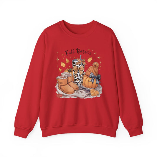 Fall Basics Cozy Essentials Sweatshirt - funny sweatshirt by Cheeky Business