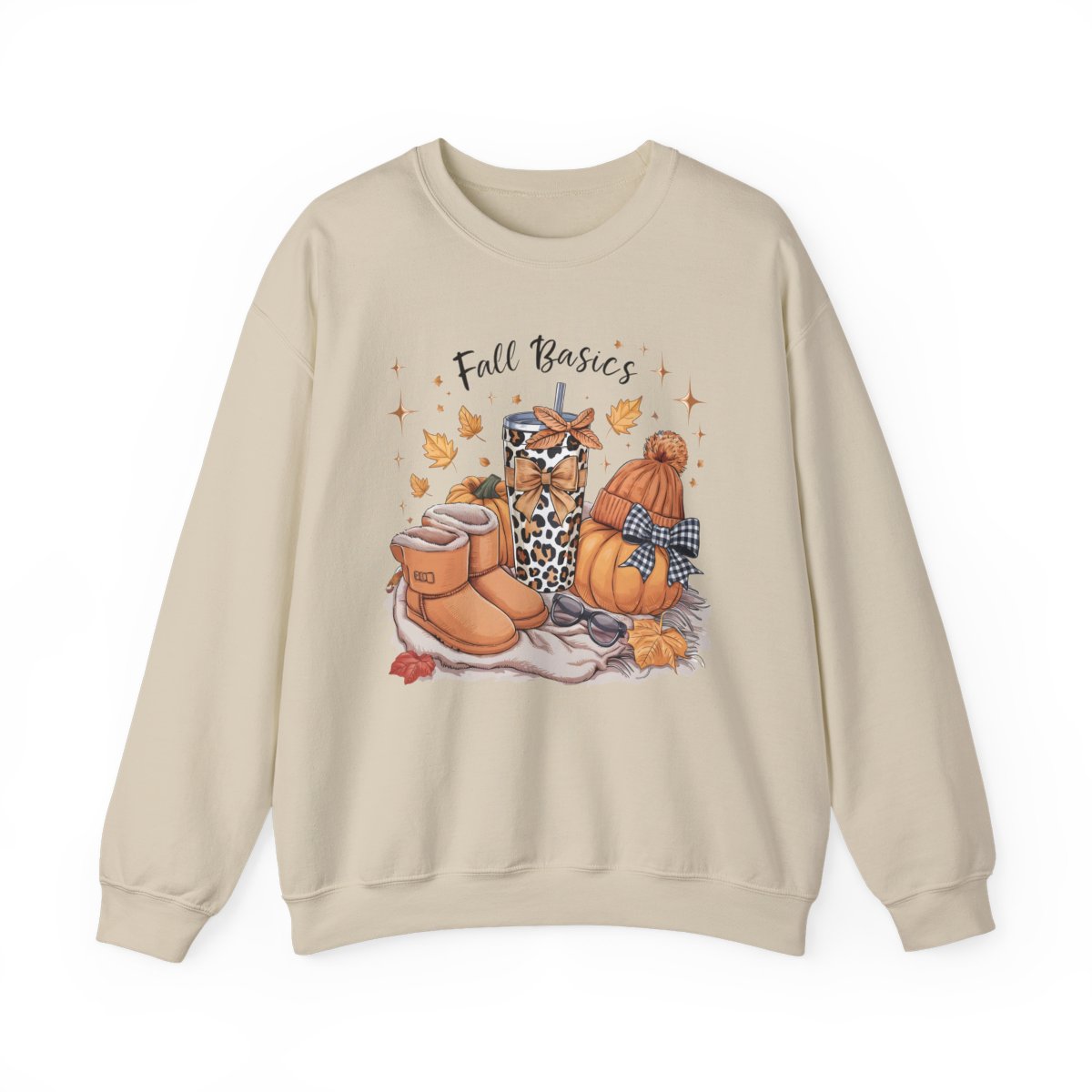 Fall Basics Cozy Essentials Sweatshirt - funny sweatshirt by Cheeky Business