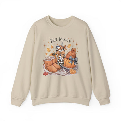 Fall Basics Cozy Essentials Sweatshirt - funny sweatshirt by Cheeky Business