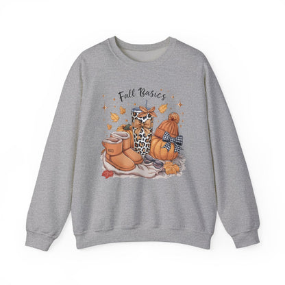 Fall Basics Cozy Essentials Sweatshirt - funny sweatshirt by Cheeky Business