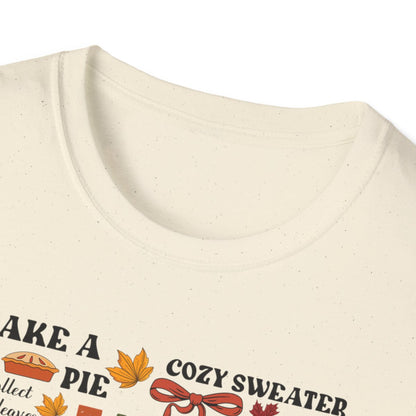 Fall Vibes Aesthetic T-Shirt - funny t-shirt by Cheeky Business
