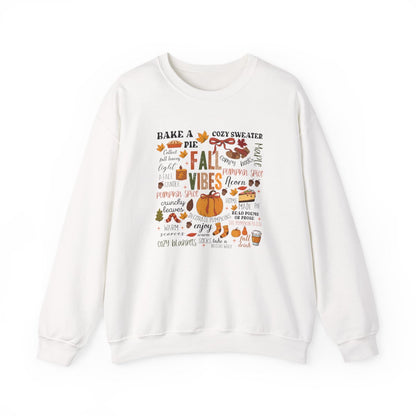 Fall Vibes Autumn Quotes Sweatshirt - funny sweatshirt by Cheeky Business