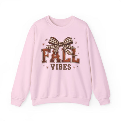 Fall Vibes Bow Sweatshirt - funny sweatshirt by Cheeky Business
