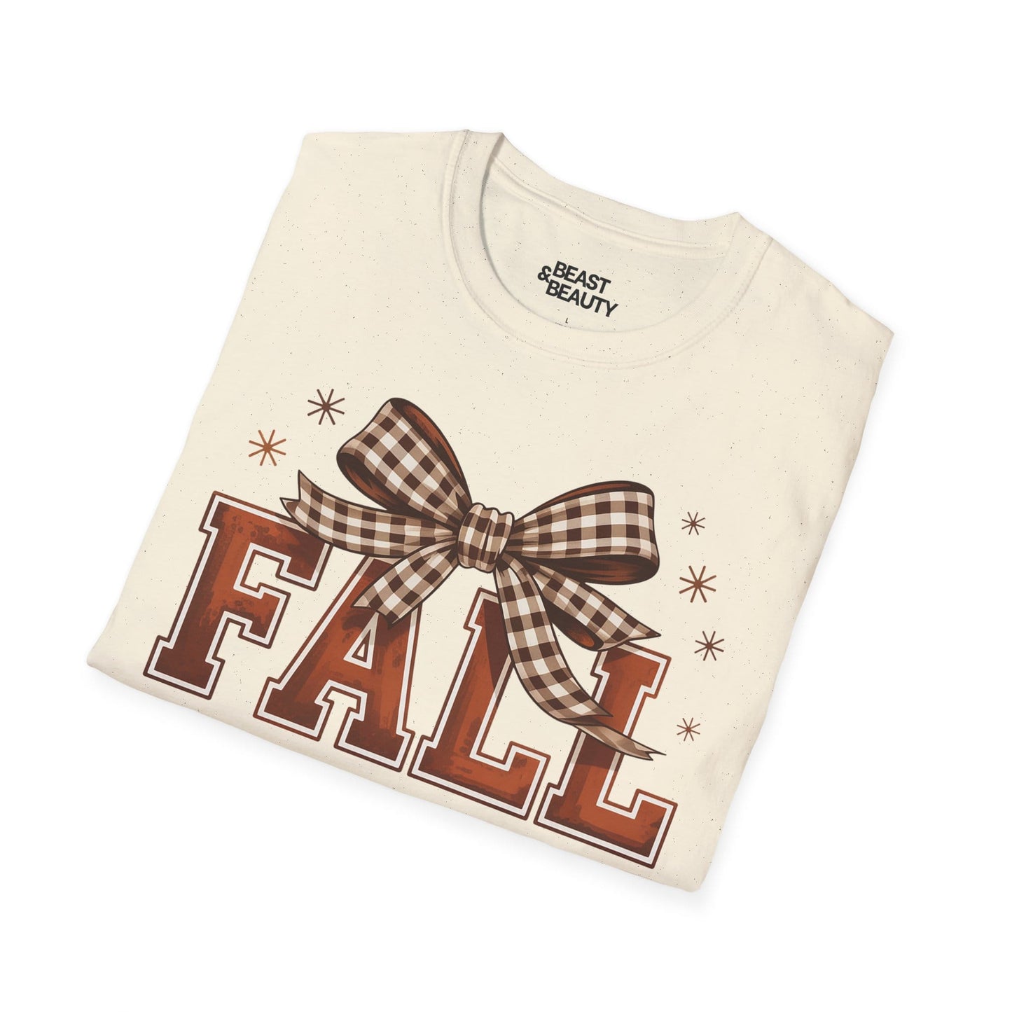 fall vibes bow t-shirt styled wear