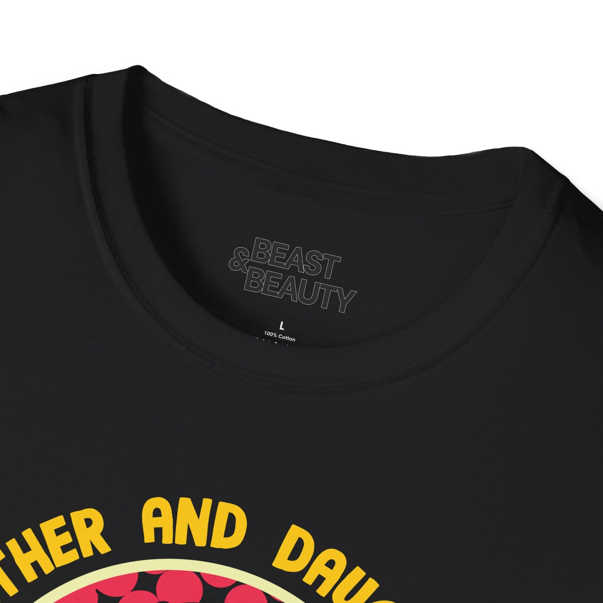 best friends for life t-shirt showing front design detail