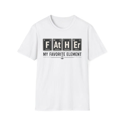 Father, My Favorite Element Dad T-Shirt - funny t-shirt by Cheeky Business