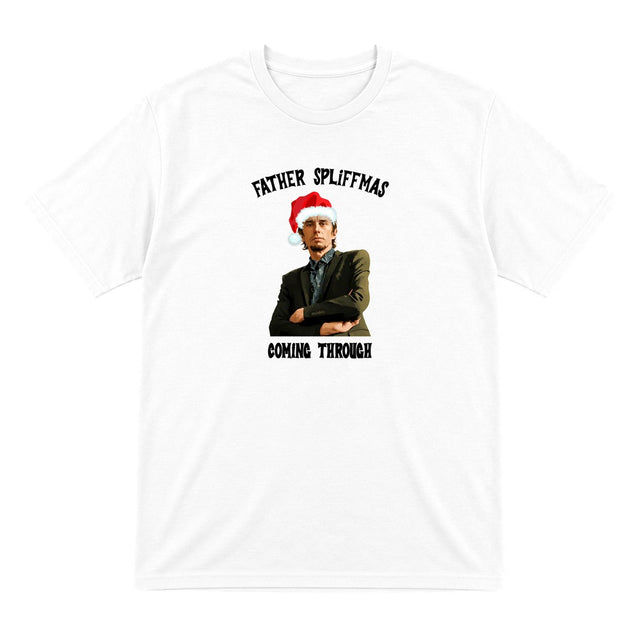 Father Spliffmas Coming Through Christmas T-Shirt & Sweatshirt