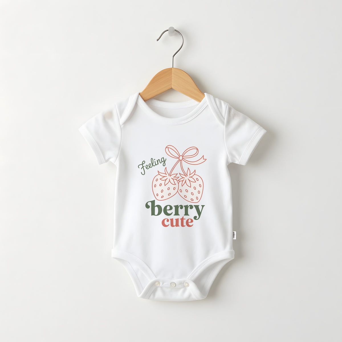 Feeling Berry Cute funny baby grow