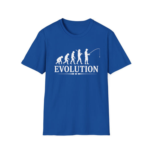 Fishing Evolution T-Shirt - funny t-shirt by Cheeky Business