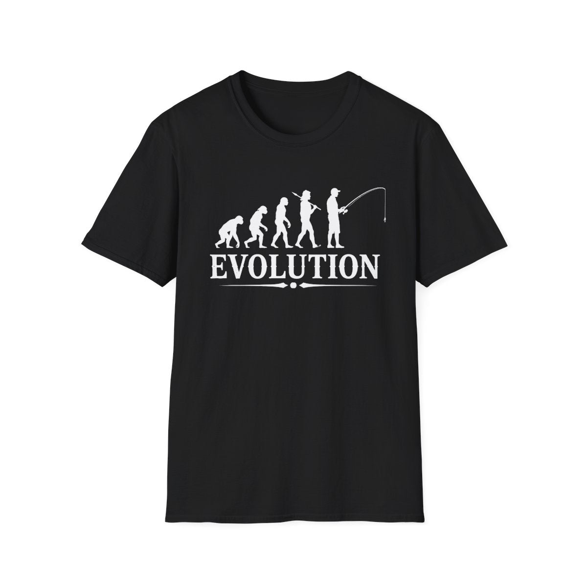 Fishing Evolution T-Shirt - funny t-shirt by Cheeky Business