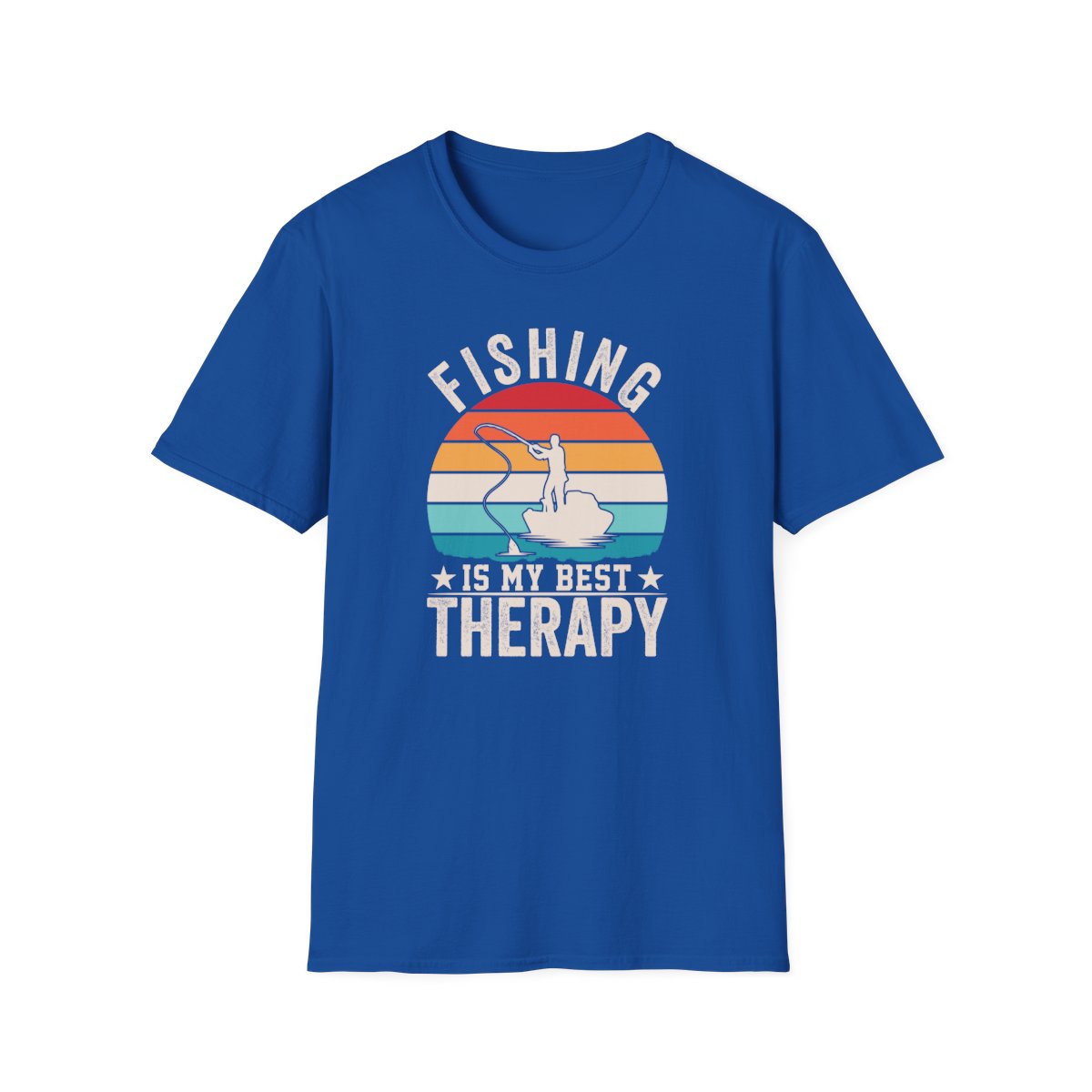 Fishing Is My Best Therapy T-Shirt - funny t-shirt by Cheeky Business