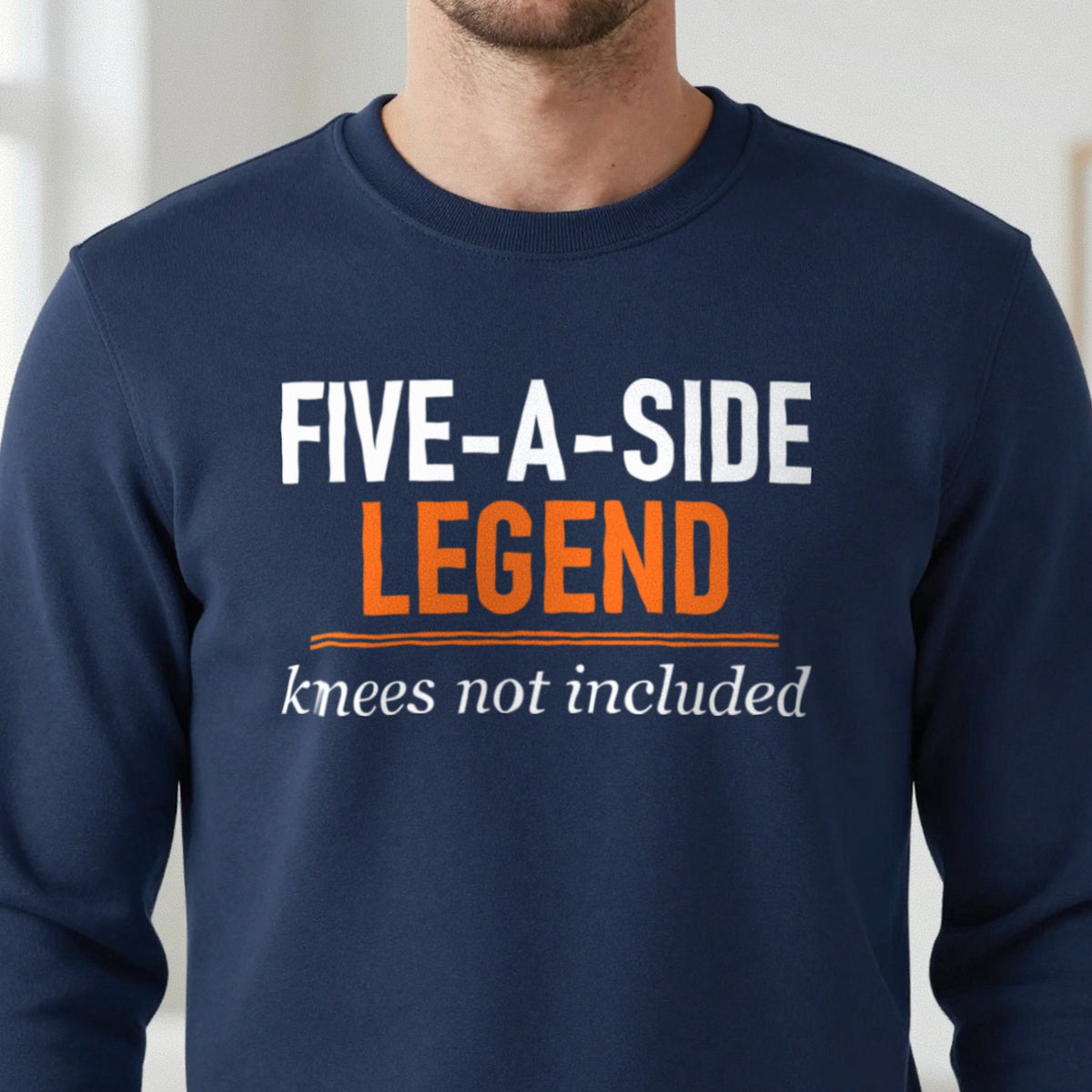 Five A Side Legend Knees Not Included Funny Five A Side Football T-Shirt & Sweatshirt in another colour