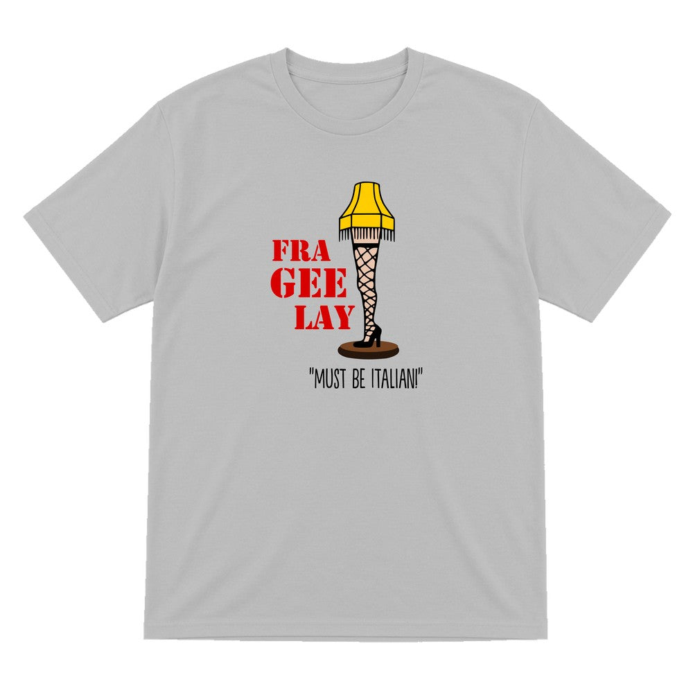 Fra-Gee-Lay Leg Lamp Christmas T-Shirt & Sweatshirt T-Shirt in Sport Grey