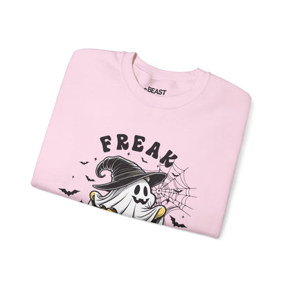 freak in the sheet funny halloween sweatshirt multiple colours available
