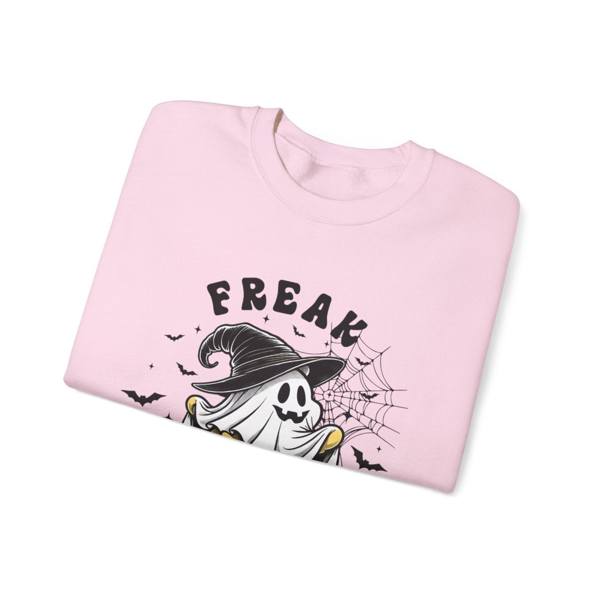 Freak In The Sheet Halloween Sweatshirt - funny sweatshirt by Cheeky Business