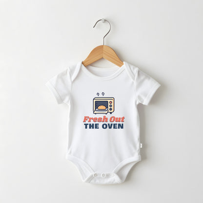 Fresh Out The Oven funny baby grow