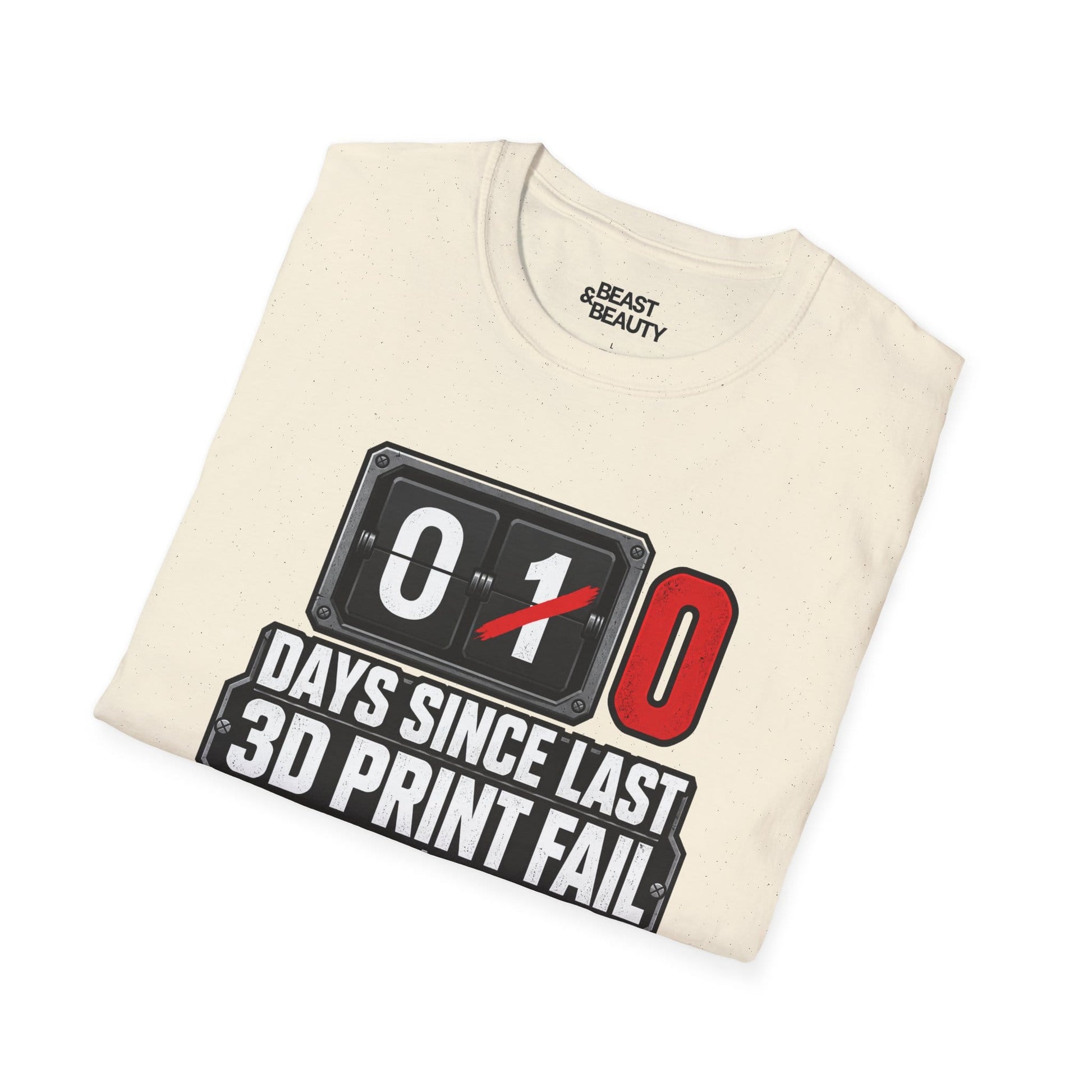 Funny 3D Printing T-Shirt t-shirt product image 8 from Beast and Beauty