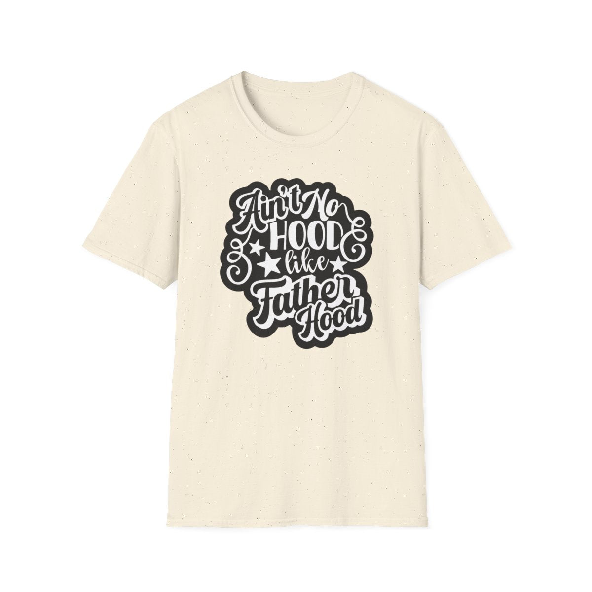 sport grey t-shirt with fatherhood slogan funny graphic design