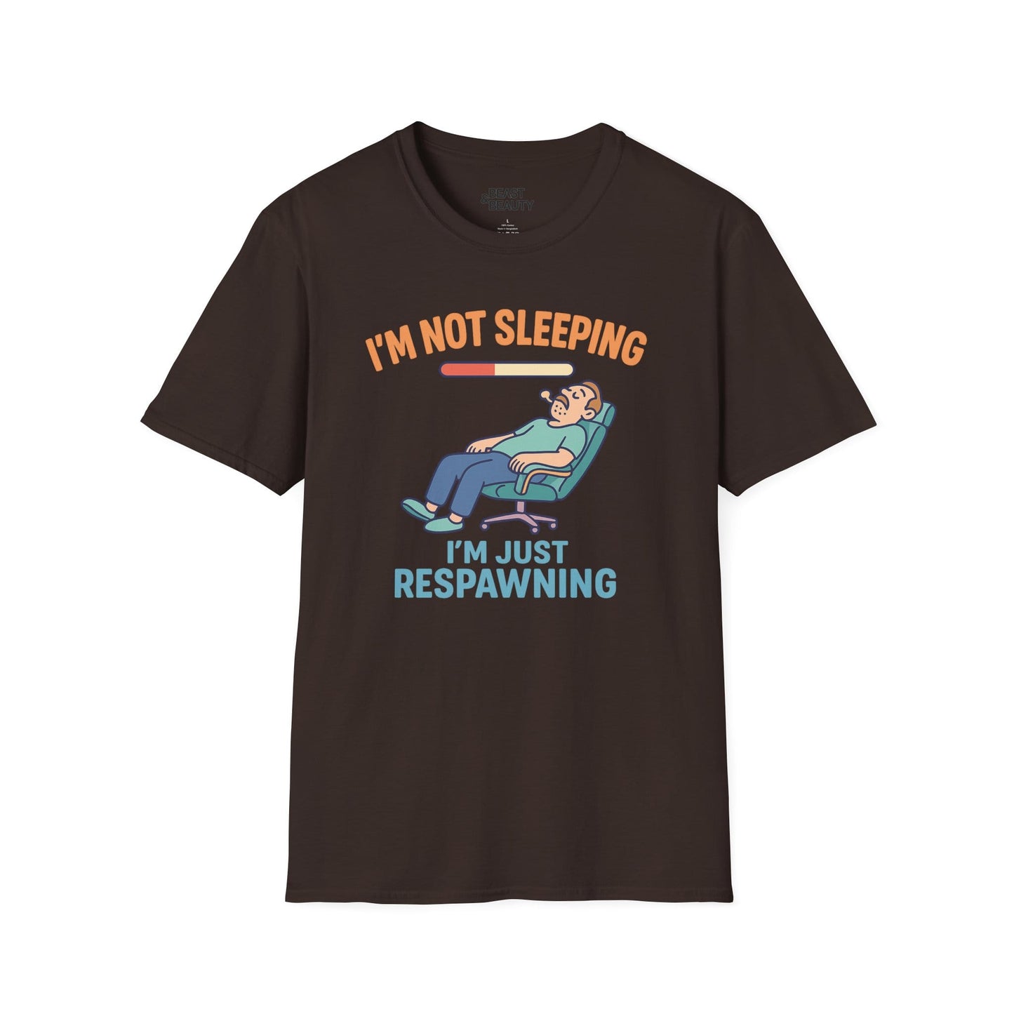 I'm Not Sleeping, Just Respawning T-Shirt t-shirt product image 12 from Beast and Beauty