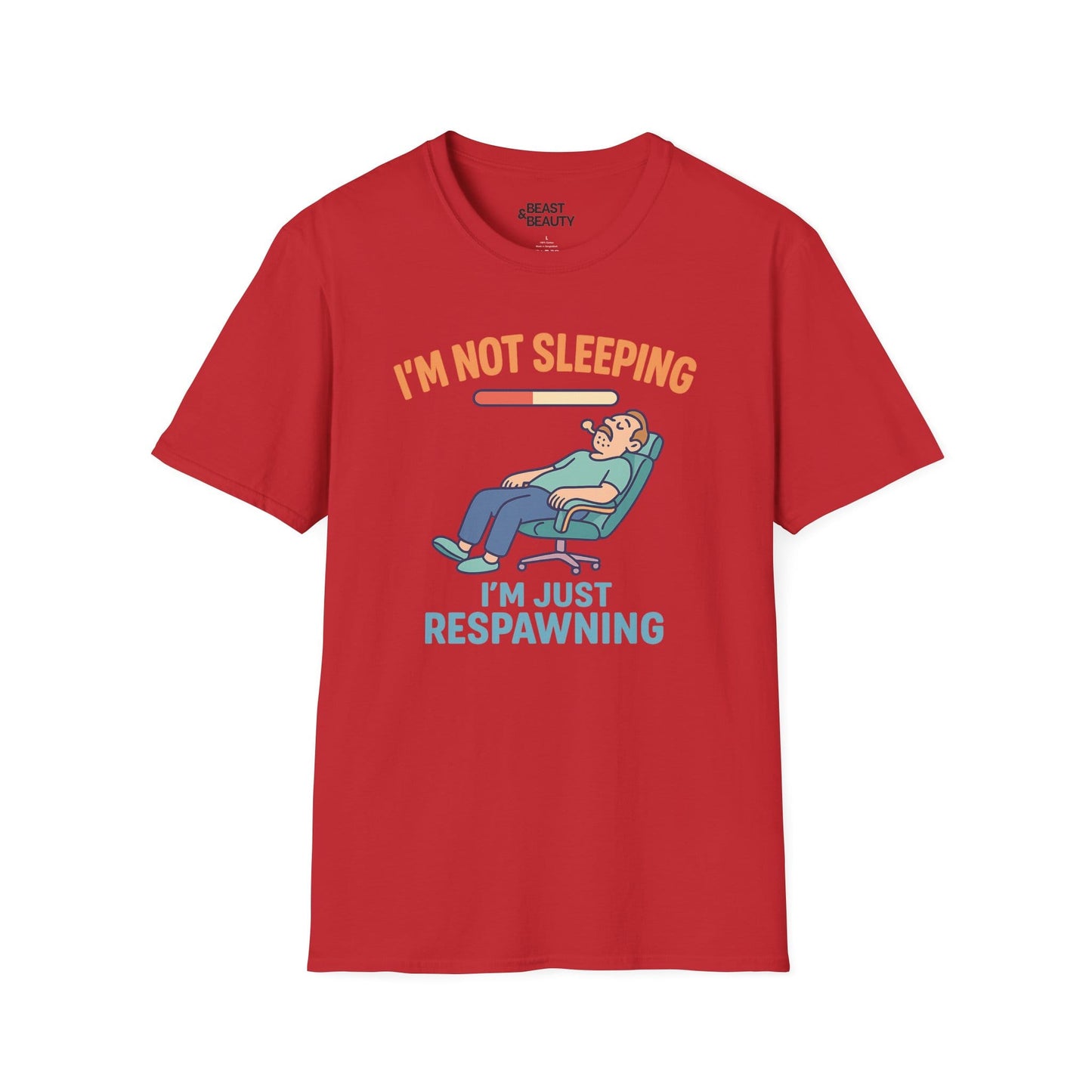 I'm Not Sleeping, Just Respawning T-Shirt t-shirt product image 10 from Beast and Beauty
