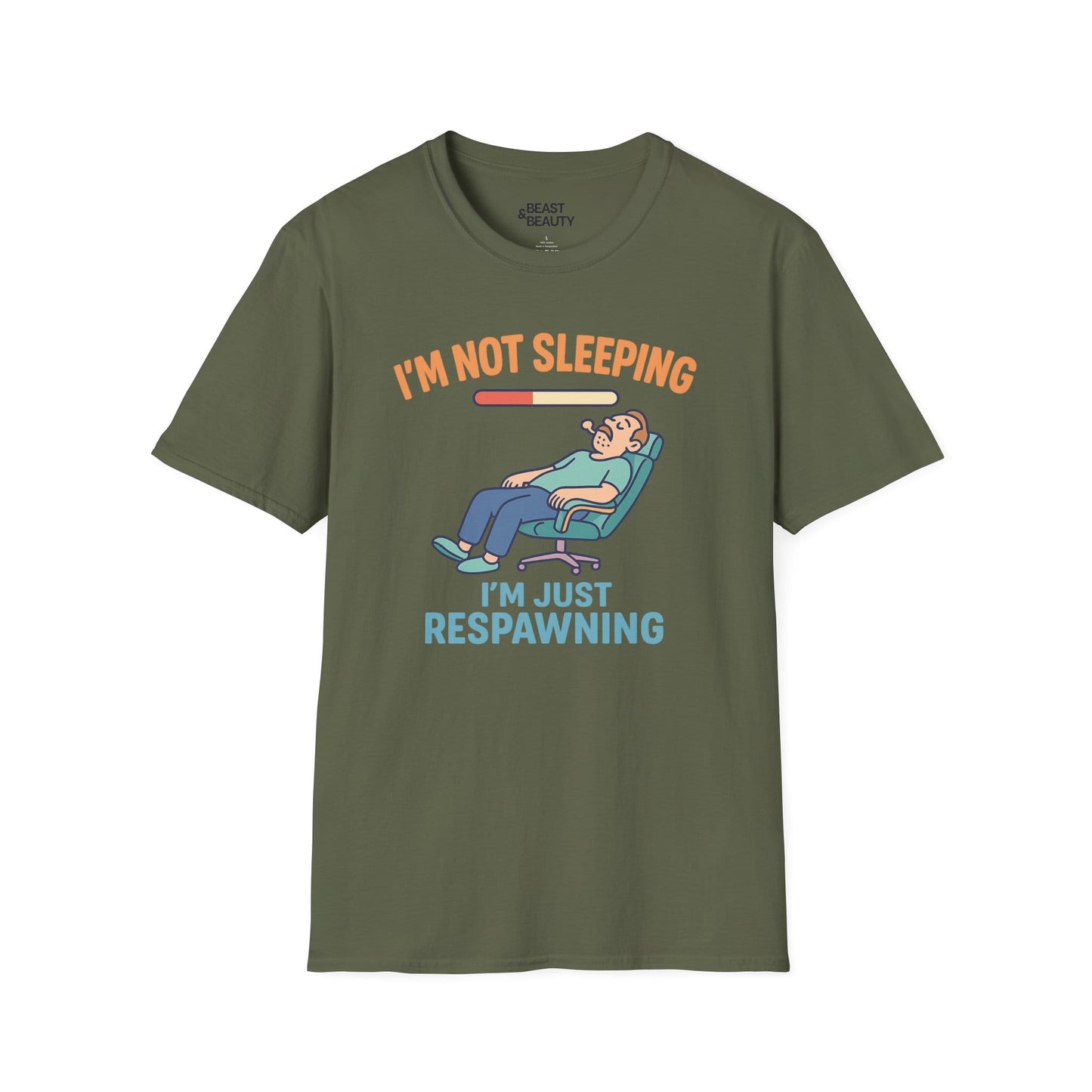 I'm Not Sleeping, Just Respawning T-Shirt t-shirt product image 9 from Beast and Beauty