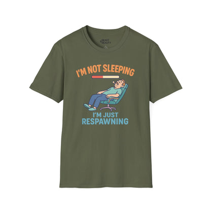 I'm Not Sleeping, Just Respawning T-Shirt t-shirt product image 9 from Beast and Beauty