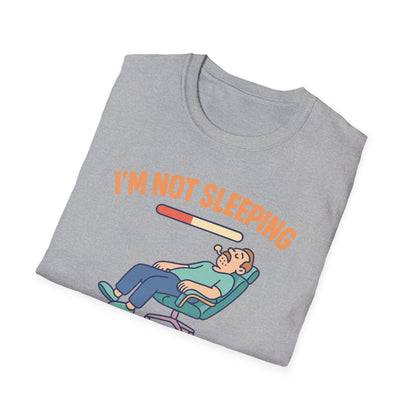 I'm Not Sleeping, Just Respawning T-Shirt - funny t-shirt by Cheeky Business