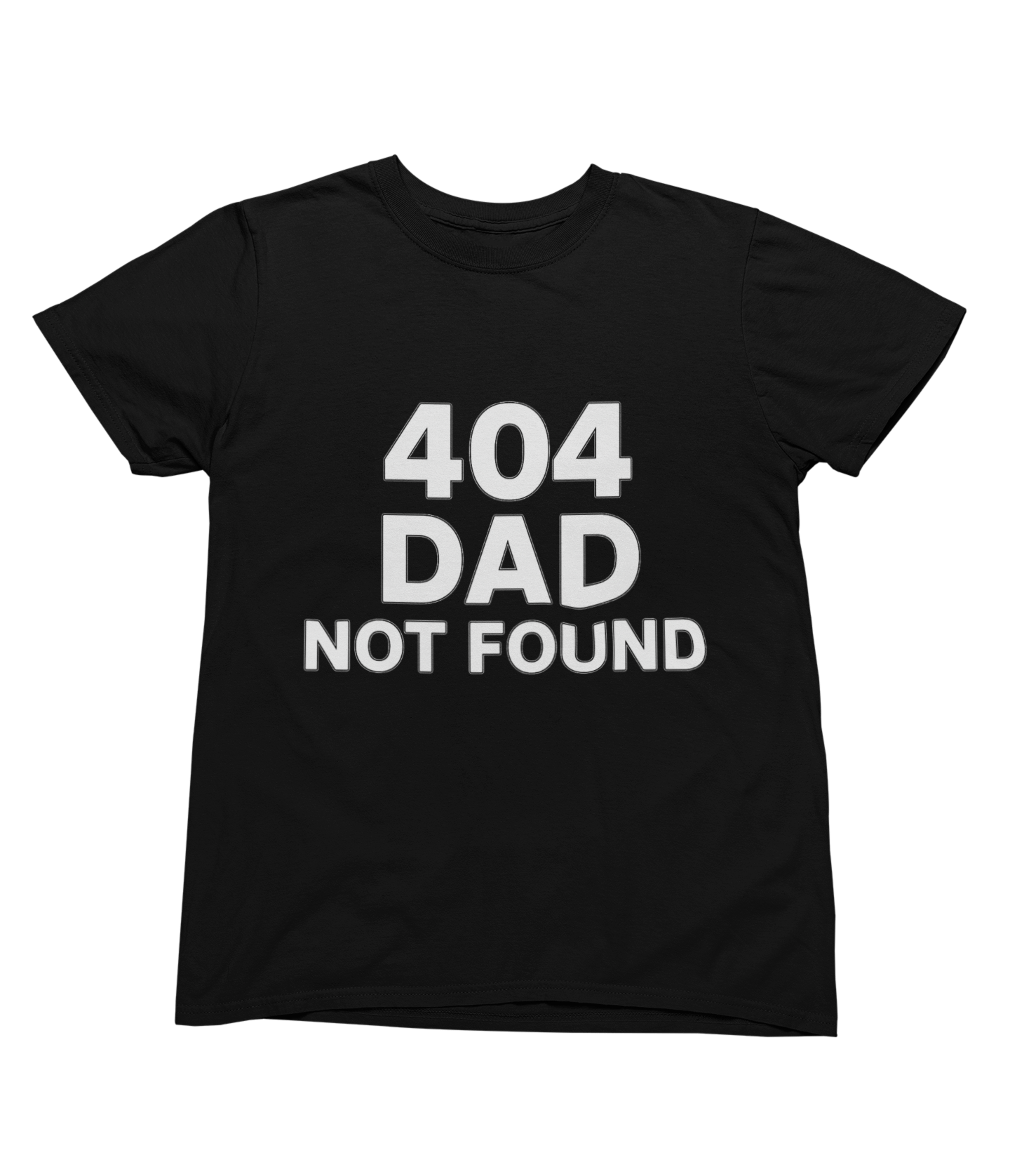 alternate colour matching dad t-shirt and baby grow with 404 dad loading slogan