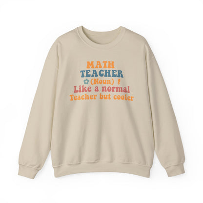 Funny Math Teacher Sweatshirt - funny sweatshirt by Cheeky Business