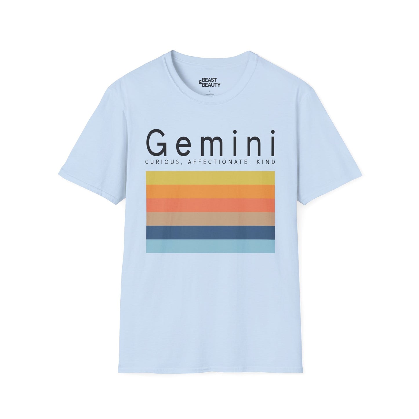 Gemini Zodiac Graphic T-Shirt t-shirt product image 3 from Beast and Beauty