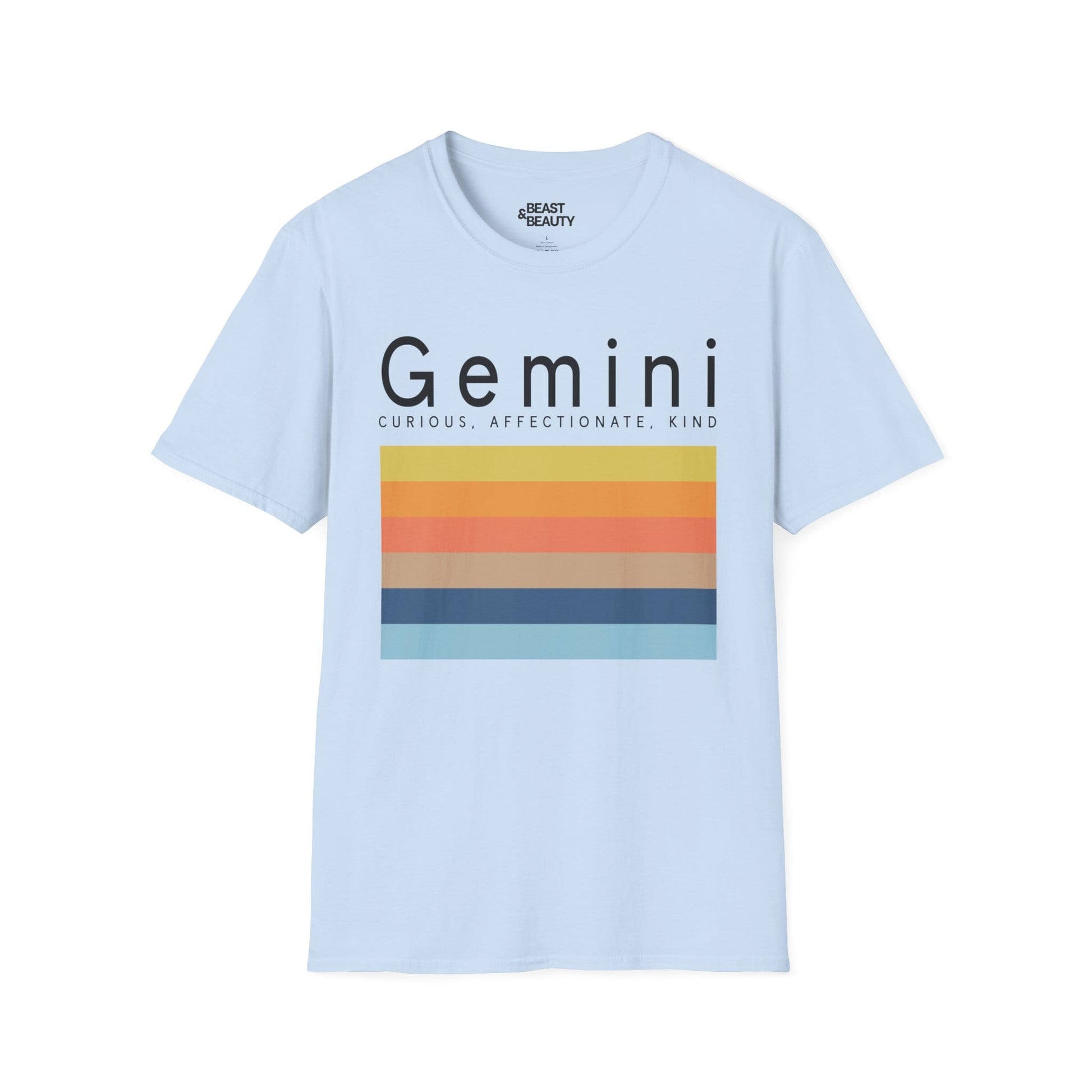 Gemini Zodiac Graphic T-Shirt t-shirt product image 3 from Beast and Beauty