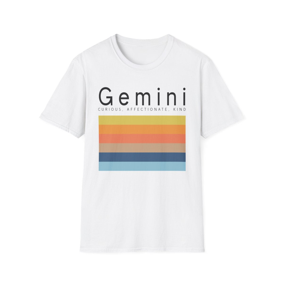 Gemini Zodiac Graphic T-Shirt - funny t-shirt by Cheeky Business